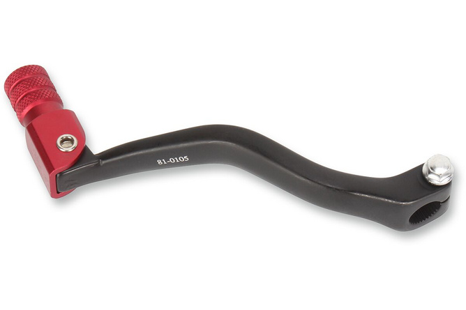 Gear Shift Pedal / Lever aluminium forged Moose Racing CR 250 red