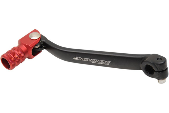 Gear Shift Pedal / Lever aluminium forged Moose Racing CR 85 red