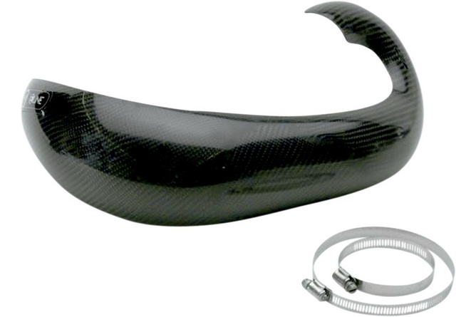 Auspuffschutz / Krümmerschild carbon 2-Takt FMF