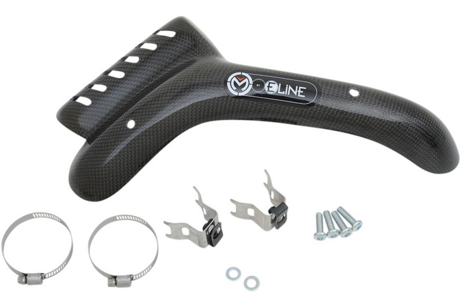 Auspuffschutz / Krümmerschild carbon KTM