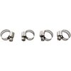 Hose Clamps stainless steel 6-16 mm (x4)