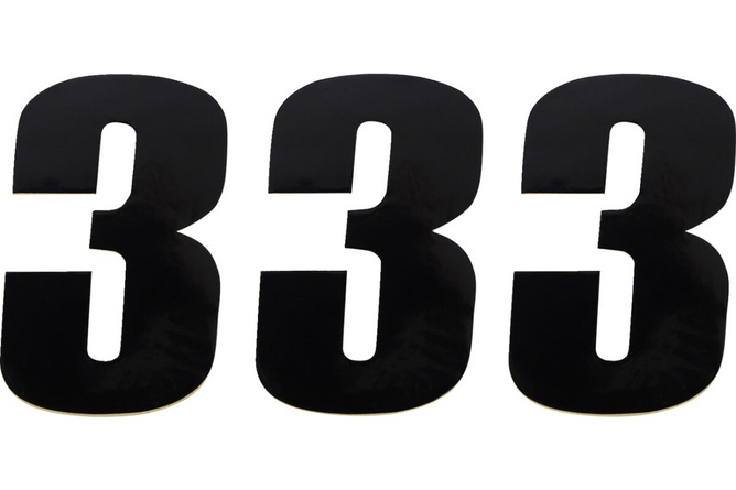 Race Number Sticker 12 cm