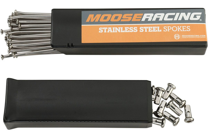 Set de rayons acier inoxidable 18" Moose Racing XR 400