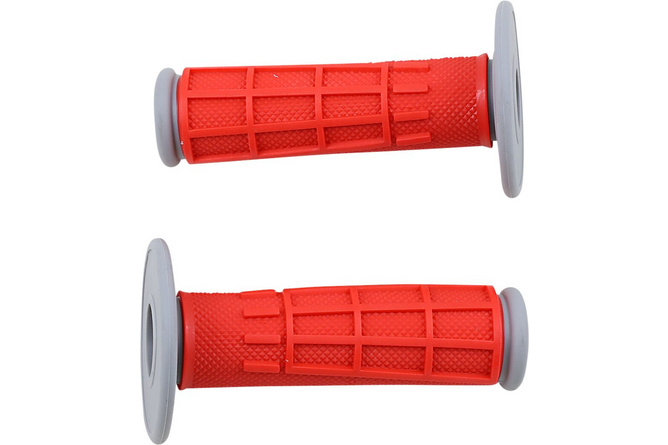 Grips half waffle 2-component red