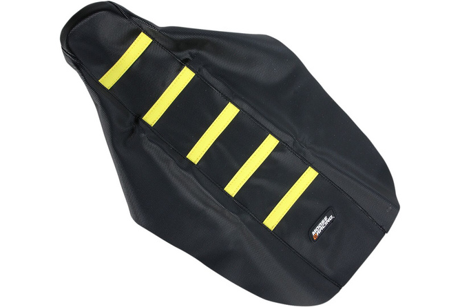 Sitzbankbezug gerippt Moose Racing RM 85 schwarz / gelb