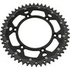 Rear Sprocket aluminium / steel 520 Moose Racing Beta / Honda 52 teeth black