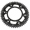 Piñón aluminio / acero 520 Moose Racing Beta RR 49 dientes negro