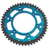 Rear Sprocket aluminium / steel 520 Moose Racing Beta / Husqvarna 48 teeth blue