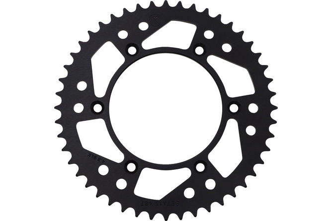 Rear Sprocket aluminium 520 Moose Racing Beta RR 48 teeth black