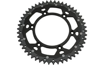 Rear Sprocket aluminium / steel 520 Moose Racing Yamaha 49 teeth black