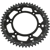 Rear Sprocket alu / steel 520 Moose Racing RM / RM-Z 50T black | MAXISCOOT