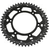 Rear Sprocket aluminium / steel 520 Moose Racing 49 teeth black