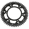 Piñón aluminio / acero 520 Moose Racing Beta RR 49 dientes negro