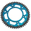 Rear Sprocket aluminium / steel 520 Moose Racing Beta / Husqvarna 48 teeth blue