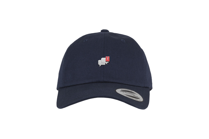 Baseball Cap Dad Hat Message navy