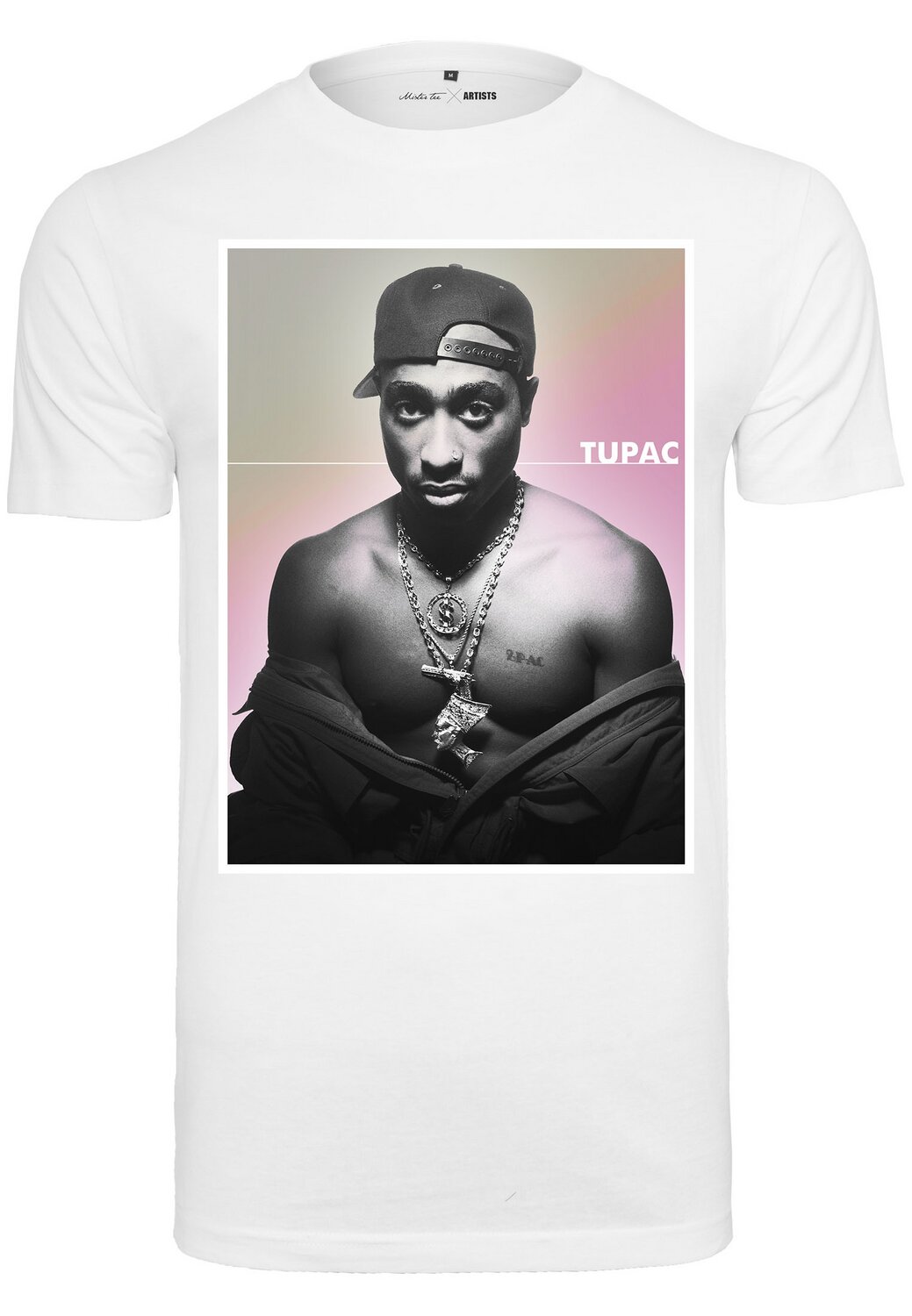 T-Shirt Tupac Afterglow white | MAXISCOOT