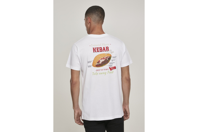 T-shirt Create Your Kebab bianco