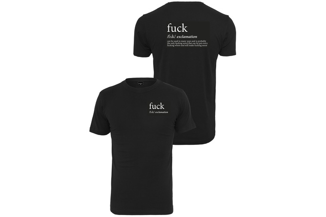 T-shirt FCK noir