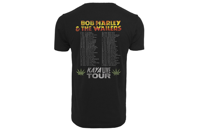 T-Shirt Bob Marley Kaya Live Tour black