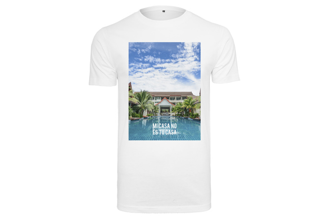 T-shirt Mi Casa No Es Tu Casa bianco