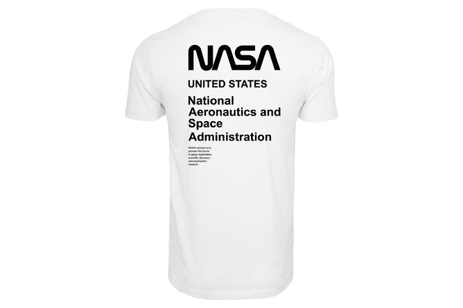 T-shirt NASA Moon Landing blanc