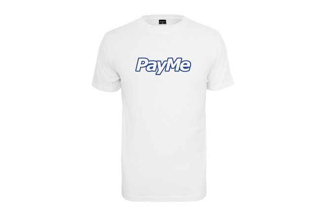 Camiseta Pay Me Outline Blanco