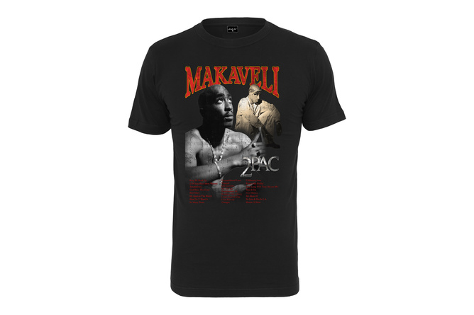 T-shirt Tupac Makaveli noir