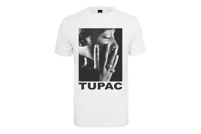 T-Shirt Tupac Profile weiß