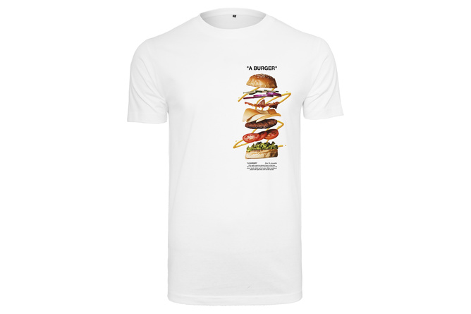 T-shirt A Burger blanc