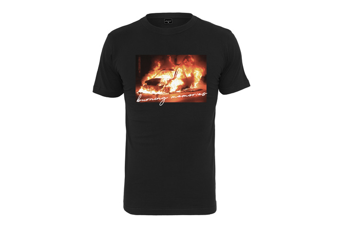 T-Shirt Burning Car schwarz