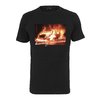 T-Shirt Burning Car schwarz