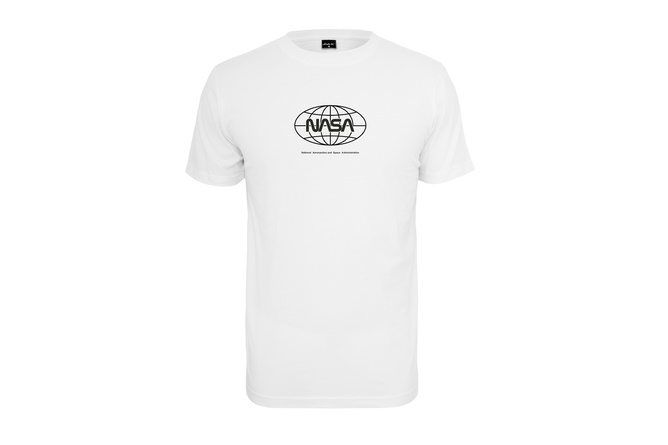 T-shirt NASA Globe blanc