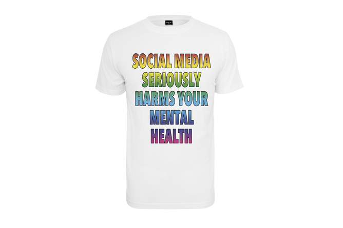 T-Shirt Social Media weiß