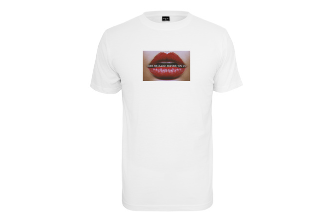 T-Shirt Kiss weiß