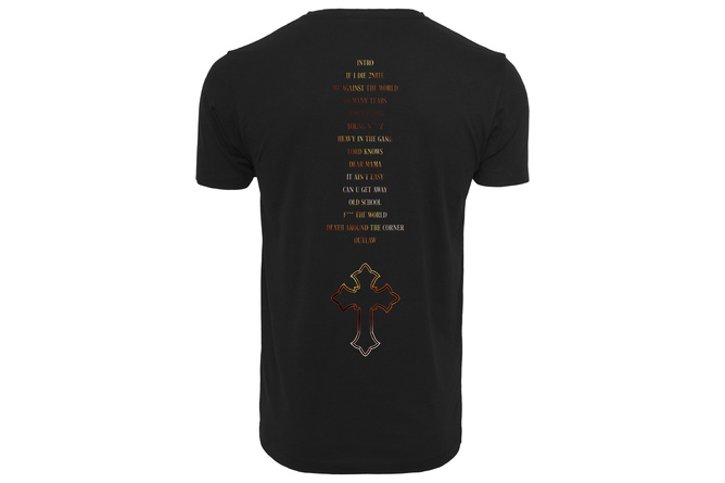 T-Shirt 2Pac MATW Tracklist schwarz