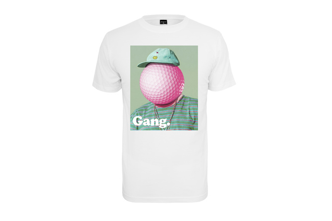 T-Shirt Golf Gang weiß