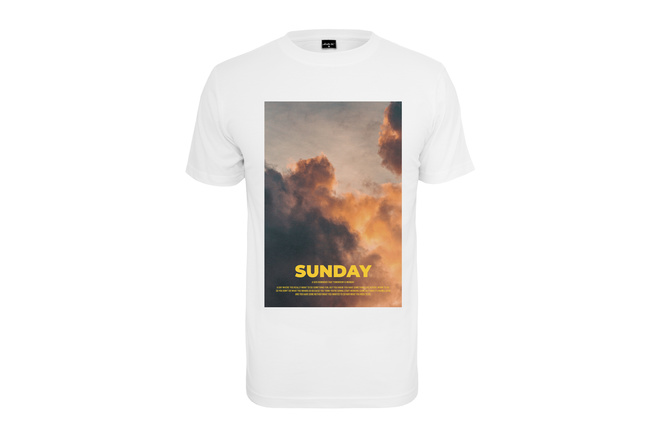 T-Shirt Sunday Definition weiß