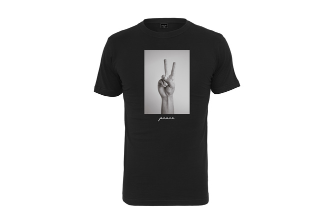 T-Shirt Peace Sign schwarz