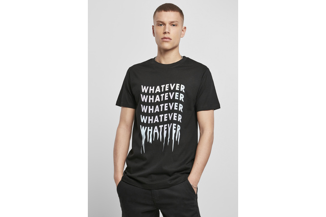 T-Shirt Whatever Repetition schwarz