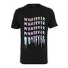 T-Shirt Whatever Repetition schwarz