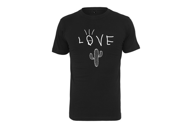 Camiseta Love Cactus Negro