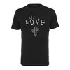 Camiseta Love Cactus Negro