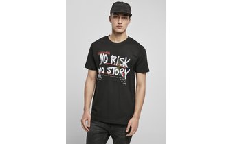 T-Shirt No Risk No Story schwarz
