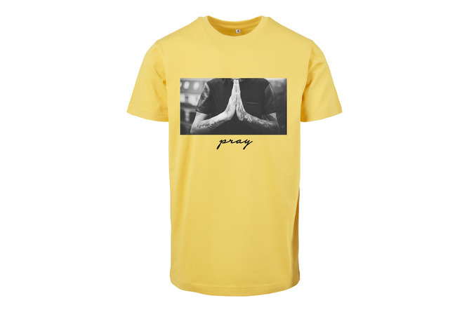 T-Shirt Pray taxi gelb