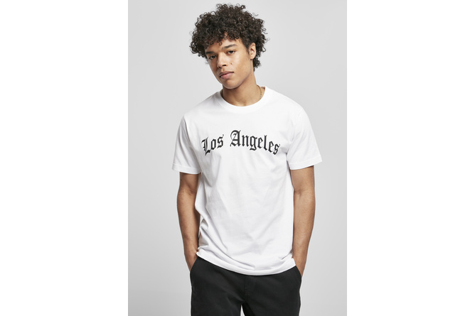 T-Shirt Los Angeles Wording weiß
