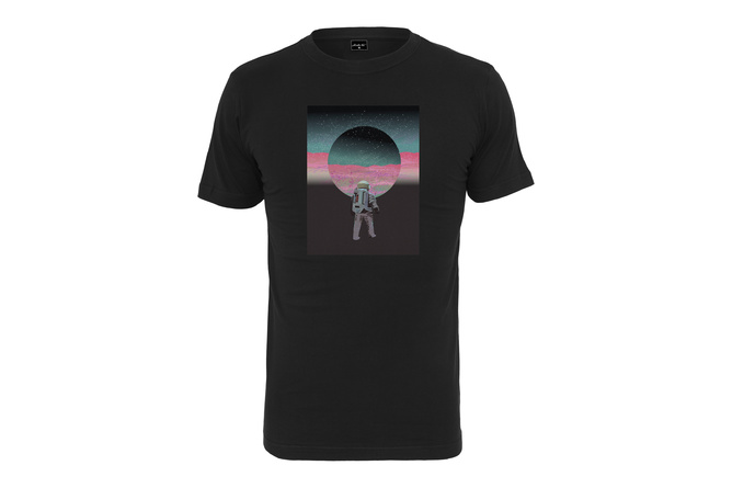 T-Shirt Psychedelic Planet schwarz