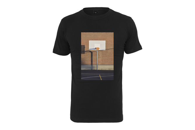T-Shirt Pizza Basketball Court schwarz