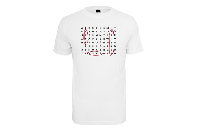 T-Shirt Crossword white