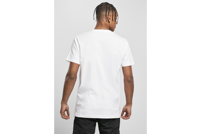 T-Shirt Tupac Cracked Backround weiß