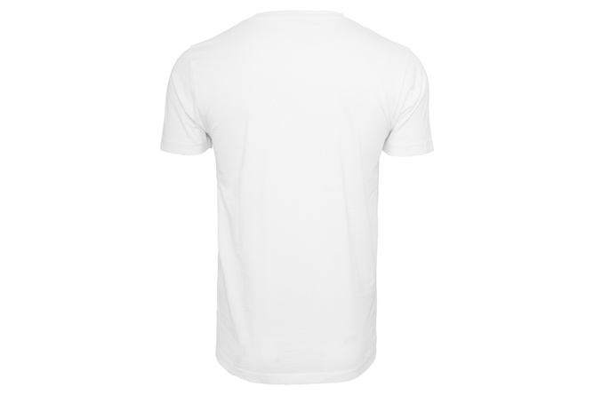 T-shirt Tupac Cracked Backround blanc
